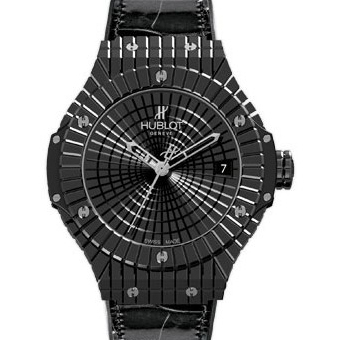 HUBLOT ウブロ ビッグバン コピー 346.CX.1800.BR ブラックキャビア ブラックセラミック